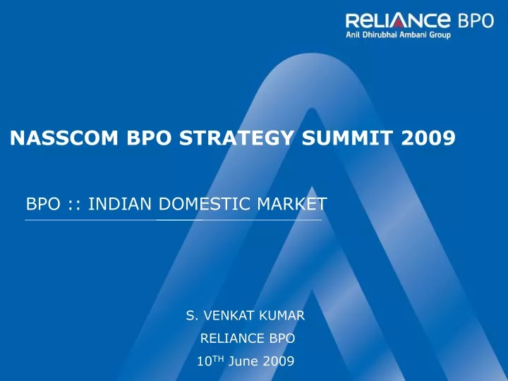 nasscom bpo strategy summit 2009