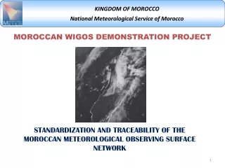 MOROCCAN WIGOS DEMONSTRATION PROJECT