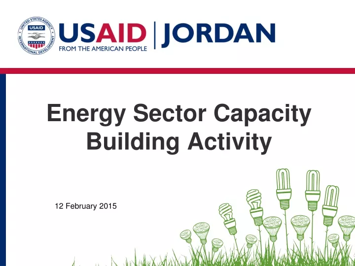 energy sector capacity building activity
