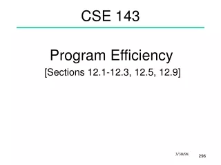 CSE 143