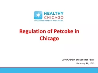 Regulation of Petcoke in Chicago