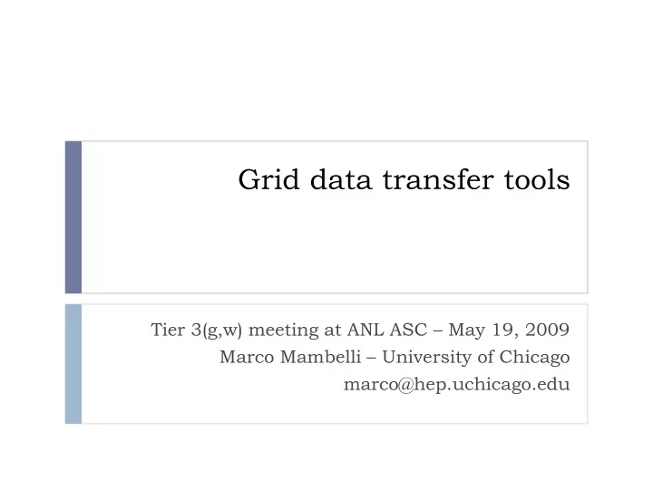 grid data transfer tools