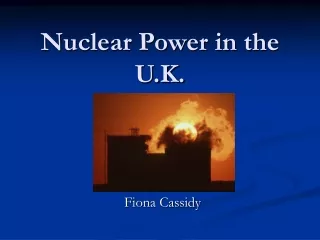 Nuclear Power in the U.K.
