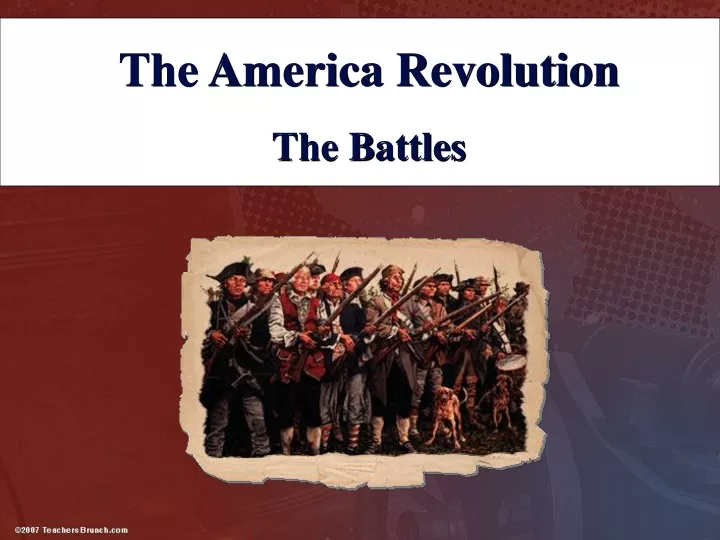 the america revolution the battles