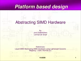 Platform based design