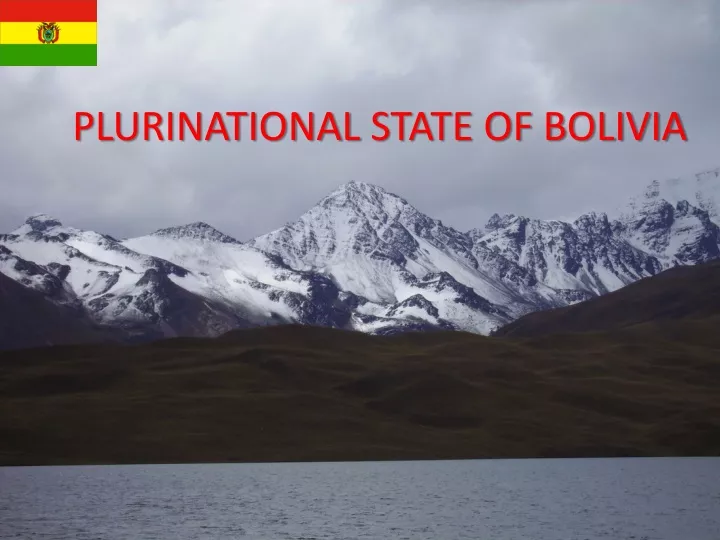 plurinational state of bolivia