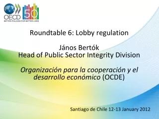 Santiago de Chile 12-13 January 2012