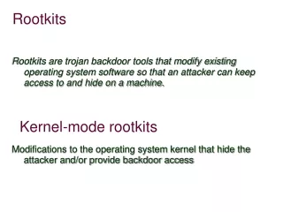 Rootkits