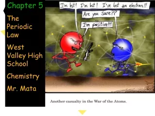 Chapter 5 The Periodic Law West Valley High School Chemistry Mr. Mata
