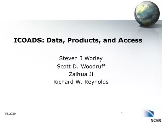 ICOADS: Data, Products, and Access