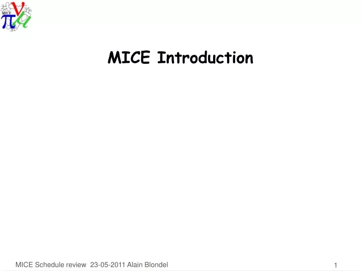 mice introduction