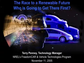 The Race to a Renewable Future Who is Going to Get There First?