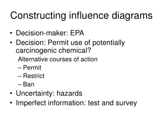 Constructing influence diagrams