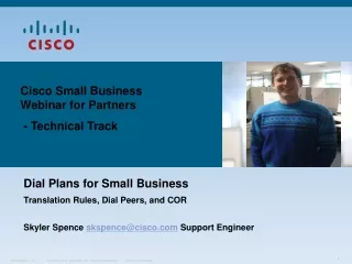 Cisco Small Business Webinar for Partners  - Technical Track