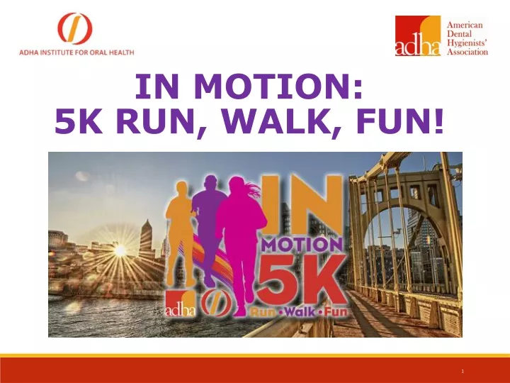 in motion 5k run walk fun
