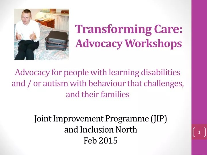 transforming care advocacy workshops advocacy