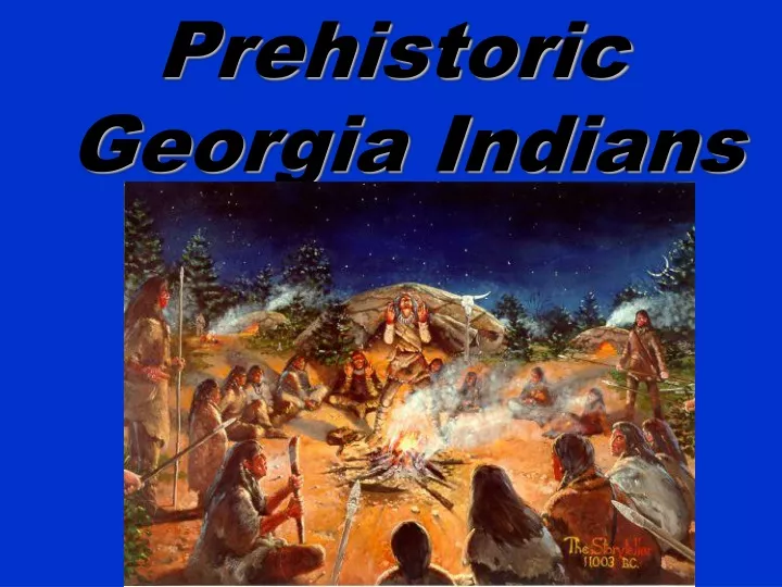 prehistoric georgia indians