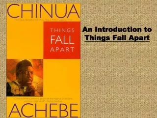 An Introduction to  Things Fall Apart