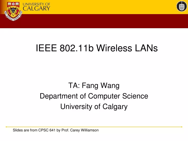 ieee 802 11b wireless lans