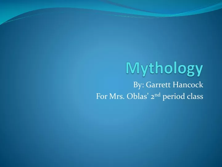 mythology