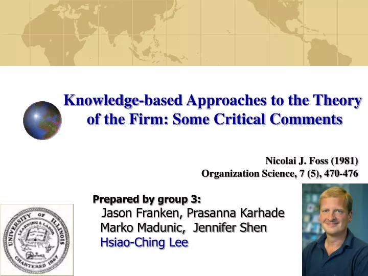 knowledge based approaches to the theory of the firm some critical comments