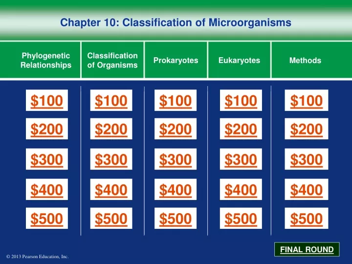 chapter 10 classification of microorganisms