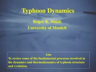 Typhoon Dynamics