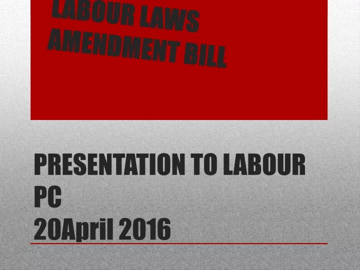 presentation to labour pc 20april 2016 by cheryllyn dudley mp