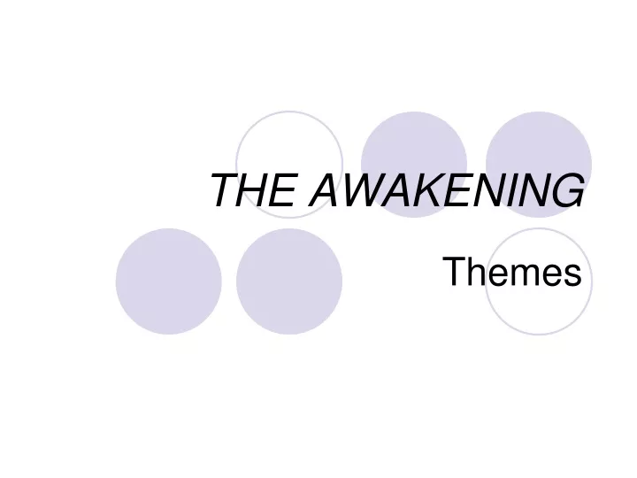 the awakening