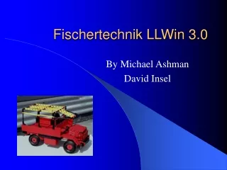 Fischertechnik LLWin 3.0