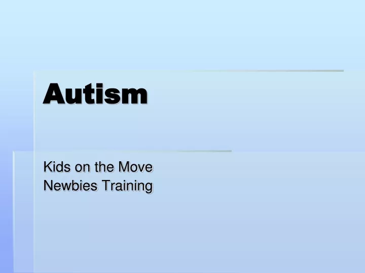 autism