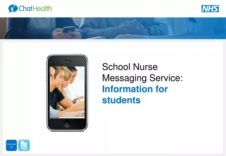 school nurse messaging service information