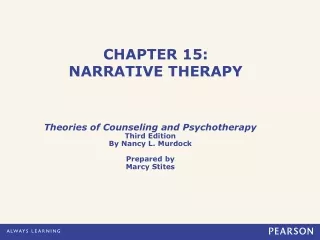 CHAPTER 15: NARRATIVE THERAPY