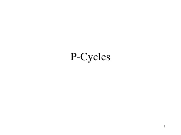 p cycles