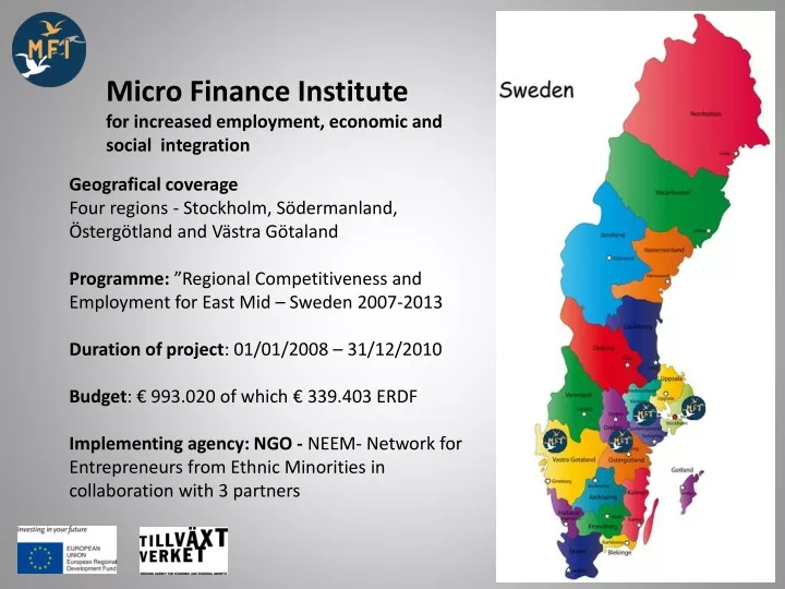 micro finance institute for increased employment economic and social integration