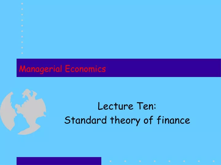 managerial economics