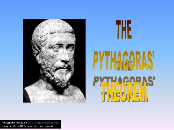 the pythagoras theorem