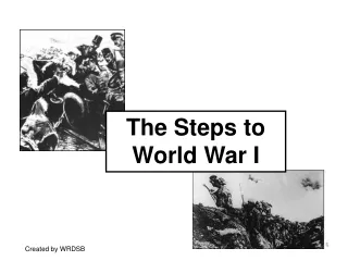 The Steps to World War I