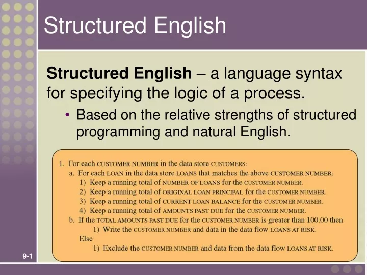 structured english