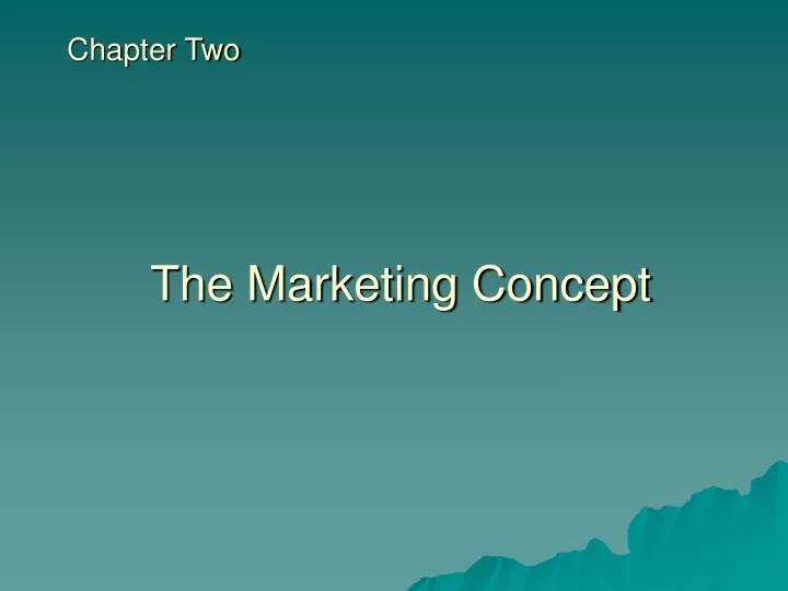 the marketing concept