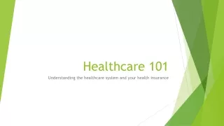 Healthcare 101