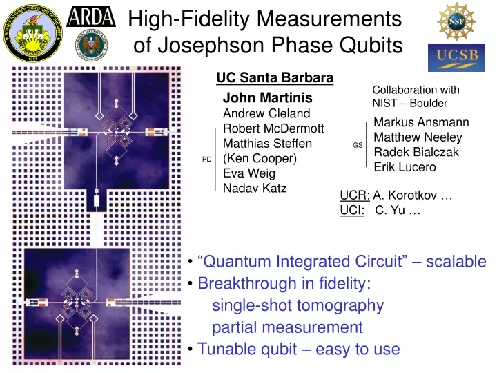 high fidelity measurements of josephson phase qubits
