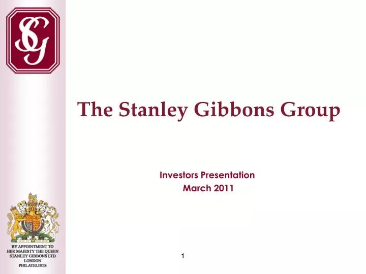 investors presentation march 2011