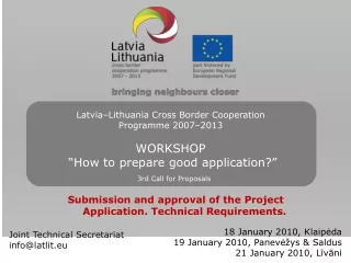 Joint Technical Secretariat info@latlit.eu