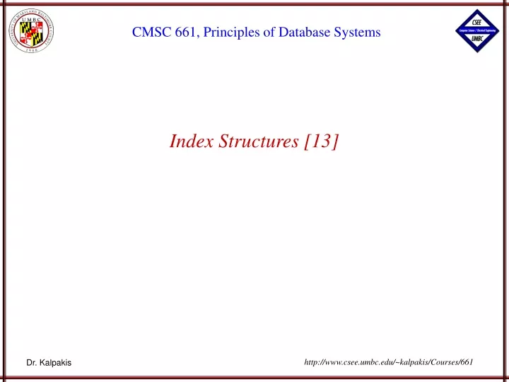 index structures 13
