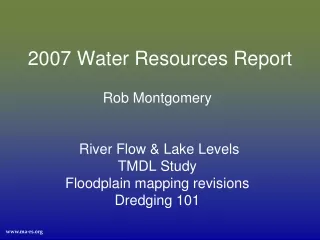 2007 Water Resources Report