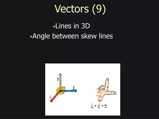 Vectors (9)