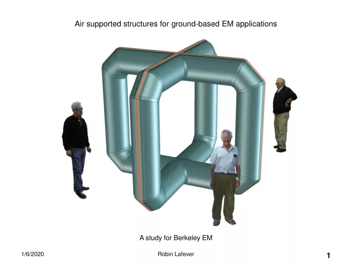 air supported structures for ground based em applications