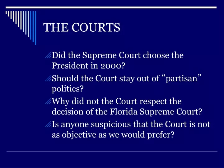 the courts