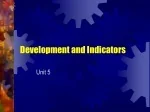 Development and Indicators - slide 1